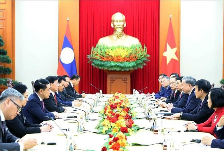 Hai nhà lãnh đạo đã trao đổi tin cậy, chân thành và thẳng thắn về định hướng, biện pháp thúc đẩy các lĩnh vực hợp tác - Ảnh: TTXVN Hai nhà lãnh đạo đã trao đổi tin cậy, chân thành và thẳng thắn về định hướng, biện pháp thúc đẩy các lĩnh vực hợp tác - Ảnh: TTXVN
