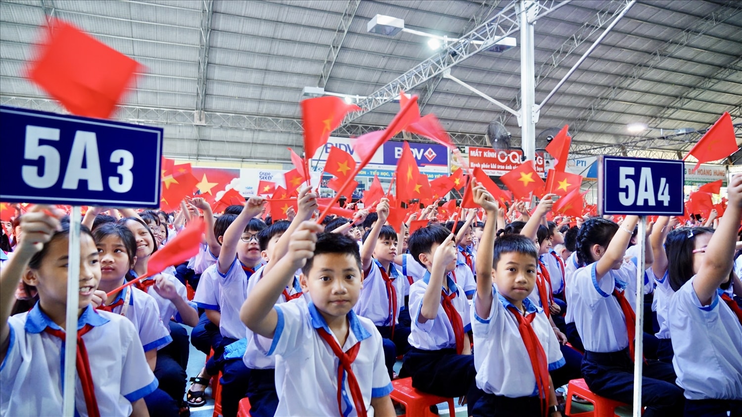 Học sinh Trường TH, THCS & THPT Sao Việt háo hức bước vào năm học mới với nhiều kỳ vọng lớn