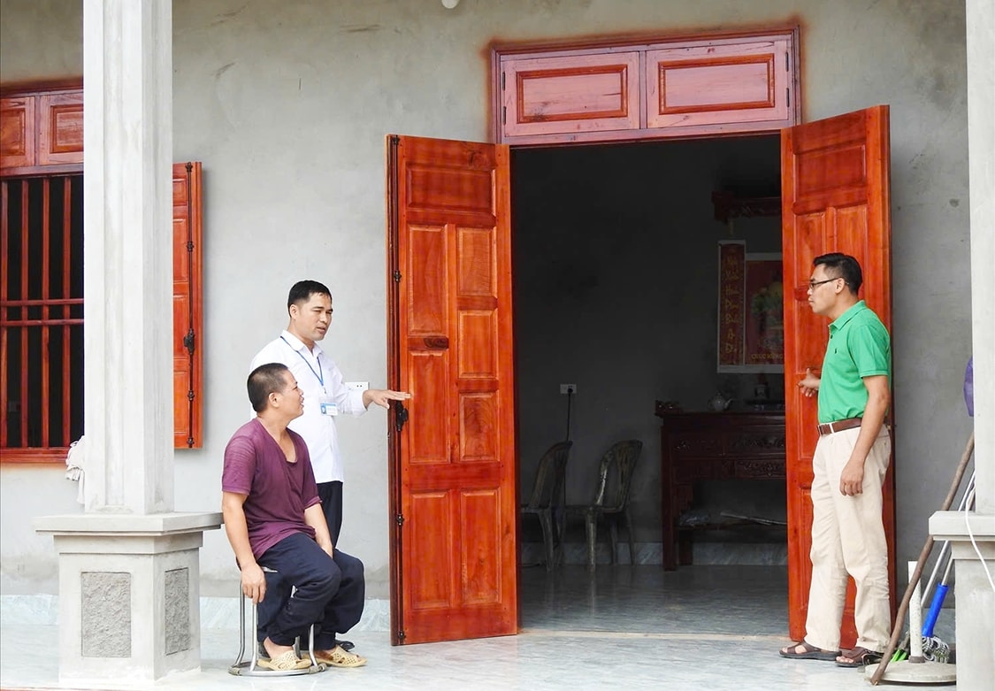 Từ nguồn vốn  từ Dự án 1 đã có 1.323/2.015 hộ được hỗ trợ xây dựng nhà ơ, đạt 66% kế hoạch giai đoạn