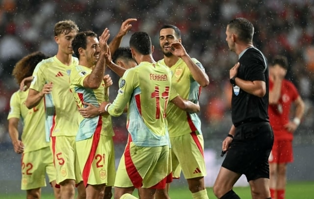 Tây Ban Nha có chiến thắng áp đảo Thổ Nhĩ Kỳ tại vòng loại World Cup 2026 (Ảnh IT)