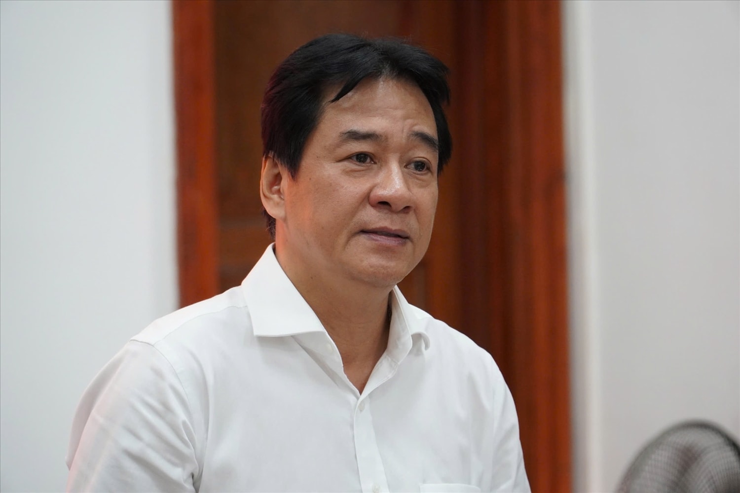 Phó Chủ tịch UBND Khánh Hòa, ông Nguyễn Long Biên phát biểu tại buổi làm việc (Ảnh X.Ngọc) Phó Chủ tịch UBND Khánh Hòa, ông Nguyễn Long Biên phát biểu tại buổi làm việc (Ảnh X.Ngọc)