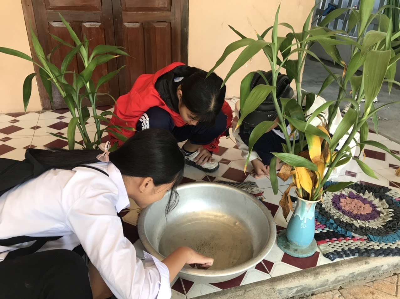 Ngành Y tế Khánh Hoà đẩy mạnh phong trào diệt lăng quăng, bọ gậy  để phòng ngừa sốt xuất huyết (Ảnh CDC Khánh Hoà cung cấp) 