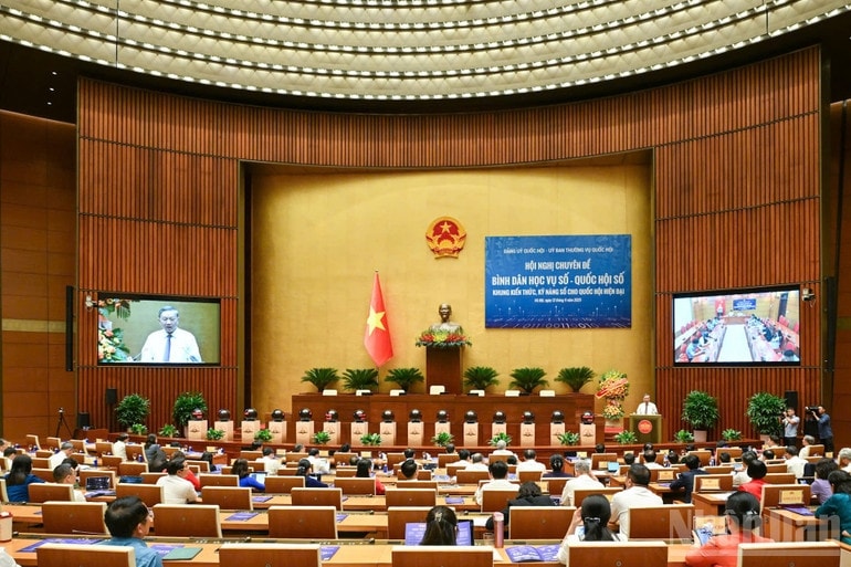 Quang cảnh hội nghị. (Ảnh: DUY LINH)