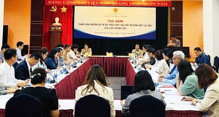 Tọa đàm tham vấn chuyên gia về Dự thảo Luật sửa đổi, bổ sung một số điều của Luật Quảng cáo tại TP. Hồ Chí Minh (tháng 3/2025)