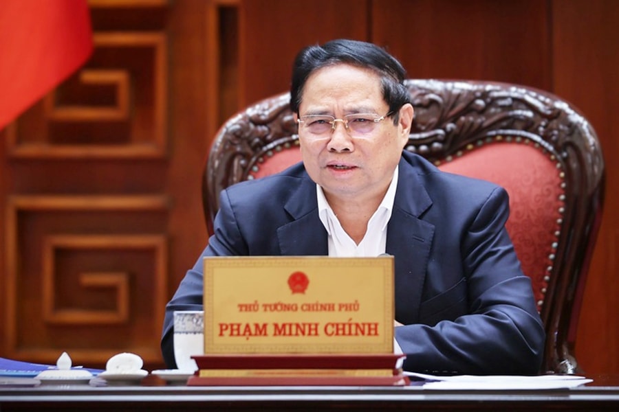 Thủ tướng Phạm Minh Chính chủ trì cuộc họp của Thường trực Chính phủ về một số nội dung quan trọng, trong đó có nội dung rà soát, thúc đẩy hoàn thành tuyến cao tốc Bắc – Nam phía Đông trong năm 2025 - Ảnh: VGP/Nhật Bắc