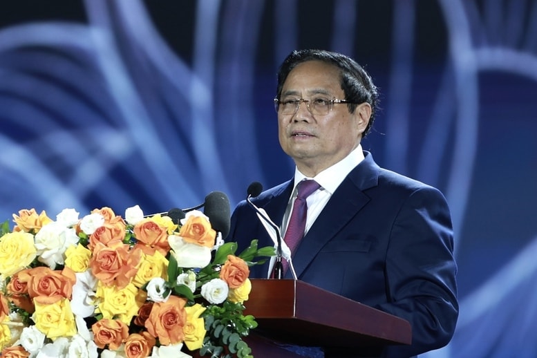 Thủ tướng Chính phủ Phạm Minh Chính phát biểu tại Lễ bế mạc Triển lãm 80 năm Thủ tướng Chính phủ Phạm Minh Chính phát biểu tại Lễ bế mạc Triển lãm 80 năm