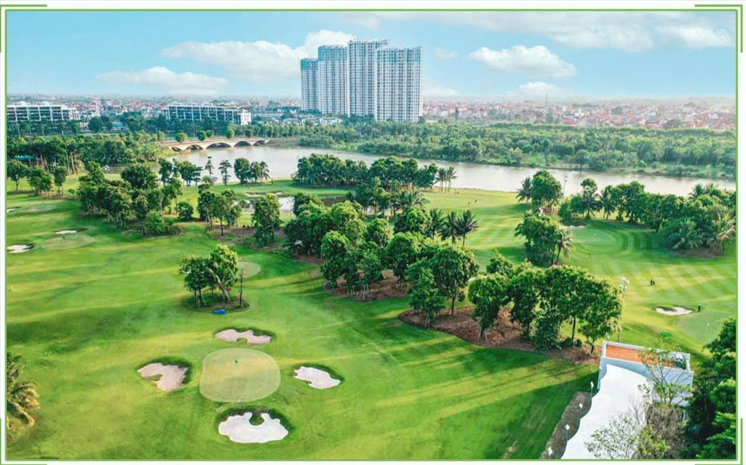 Không gian xanh tại khu đô thị sinh thái Ecopark (Văn Giang) – điểm nhấn trong phát triển đô thị gắn với môi trường.