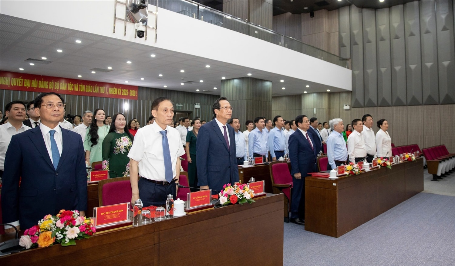 Thủ tướng Phạm Minh Chính và các đại biểu tham dự buổi Lễ