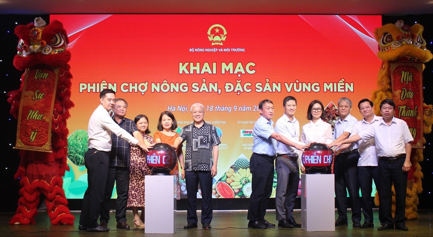 Phiên chợ nông sản, đặc sản vùng miền diễn ra từ 18 đến 21/9 (Ảnh IT)
