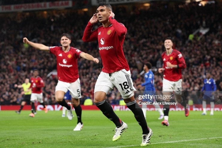 Casemiro ghi bàn thắng thứ 2 cho MU trong trận gặp Chelsea tại Vòng đấu thứ 5 Ngoại hạng Anh (Ảnh IT)