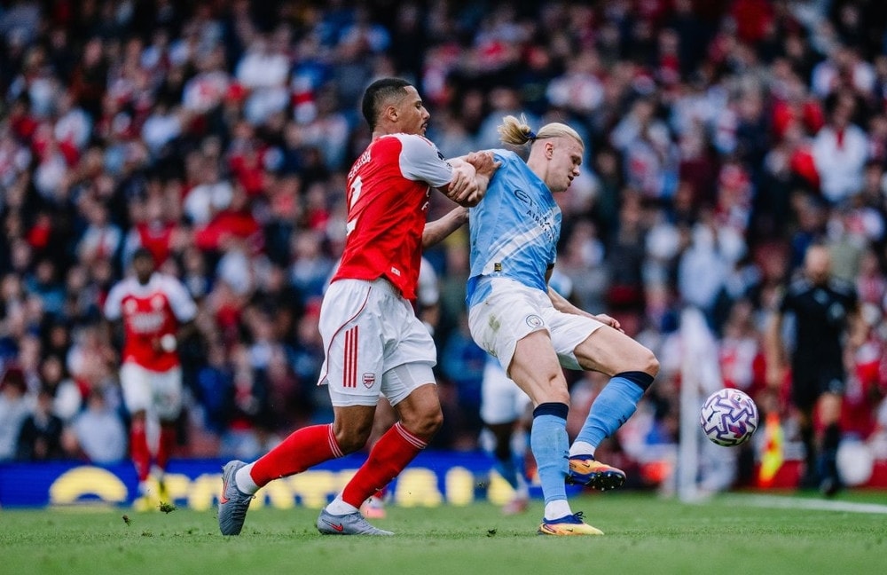 Arsenal hòa kịch tính Man City tại trận cầu tâm điểm vòng 5 Ngoại hạng Anh (Ảnh IT)
