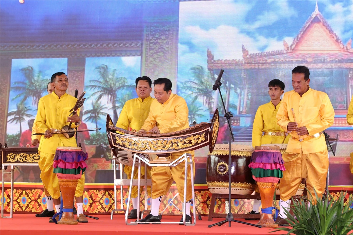 Một tiết mục trong chương trình. (Ảnh: Trung Phạm)