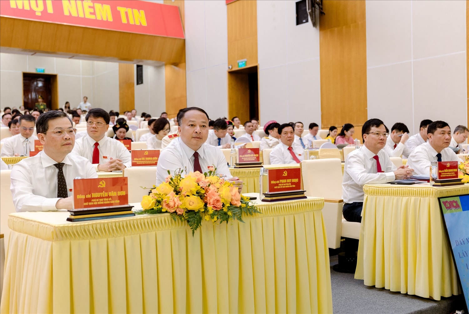 Các đại biểu dự phiên trù bị