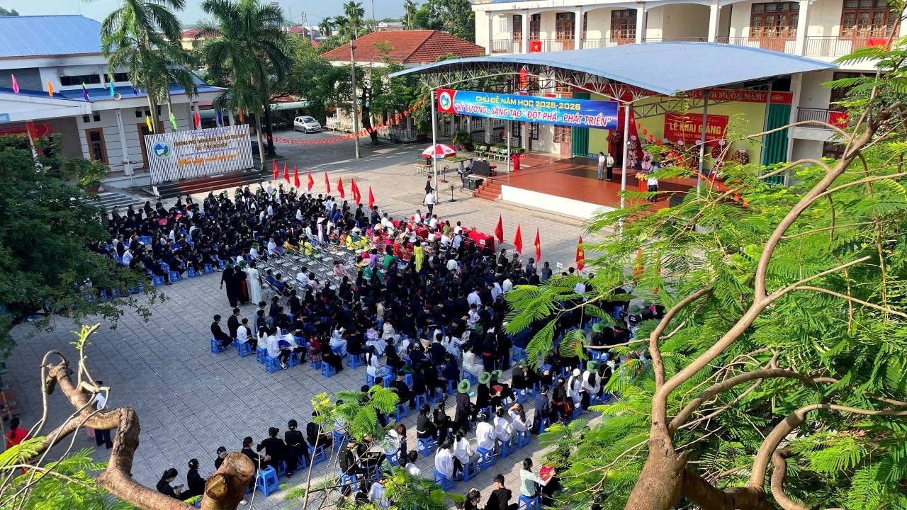 Trường Dân tộc nội trú tỉnh Thái Nguyên khai giảng năm học 2025-2026.