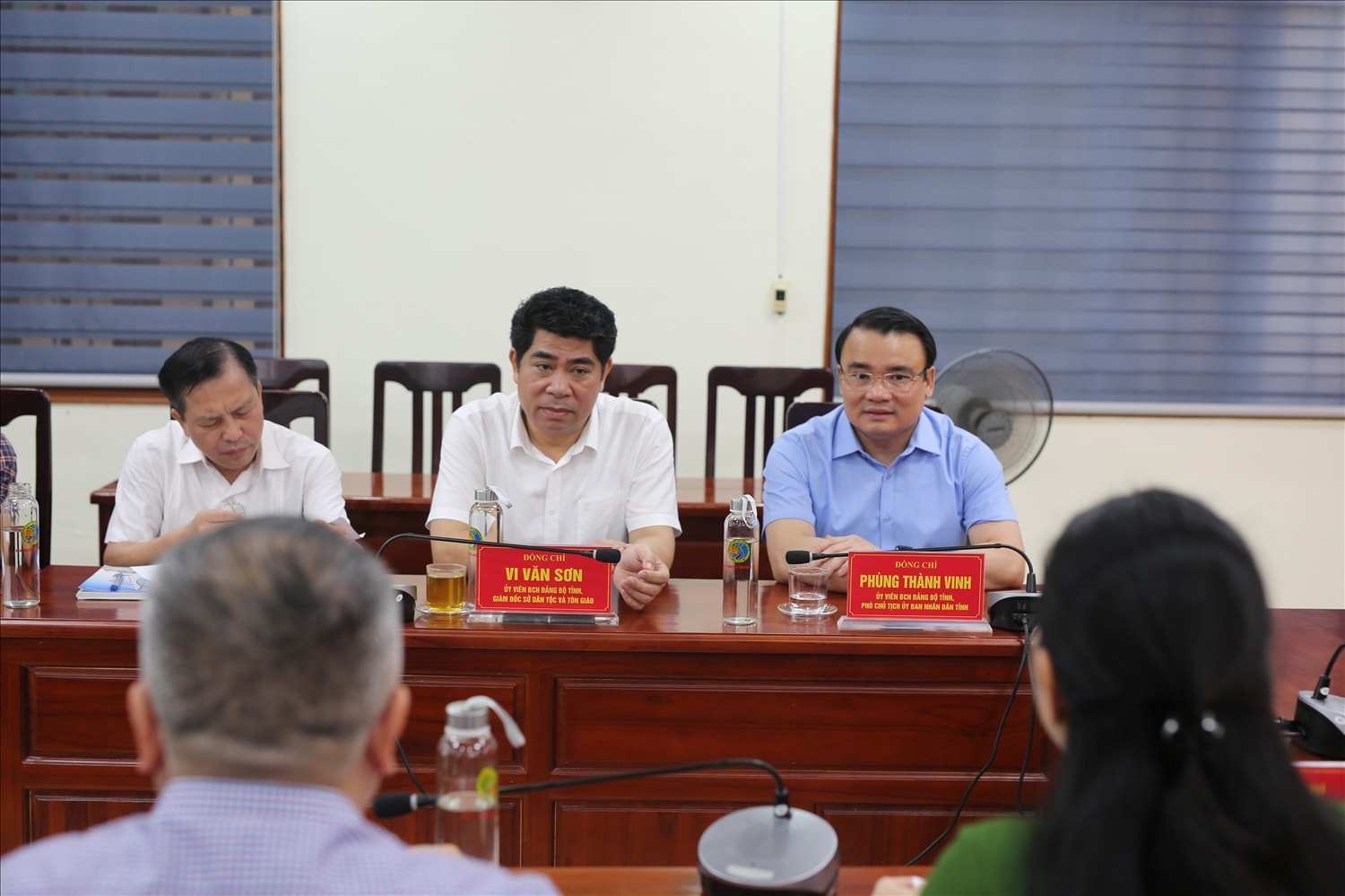 Lãnh đạo tỉnh Nghệ An tham dự buổi làm việc - Ảnh: Thanh Hải