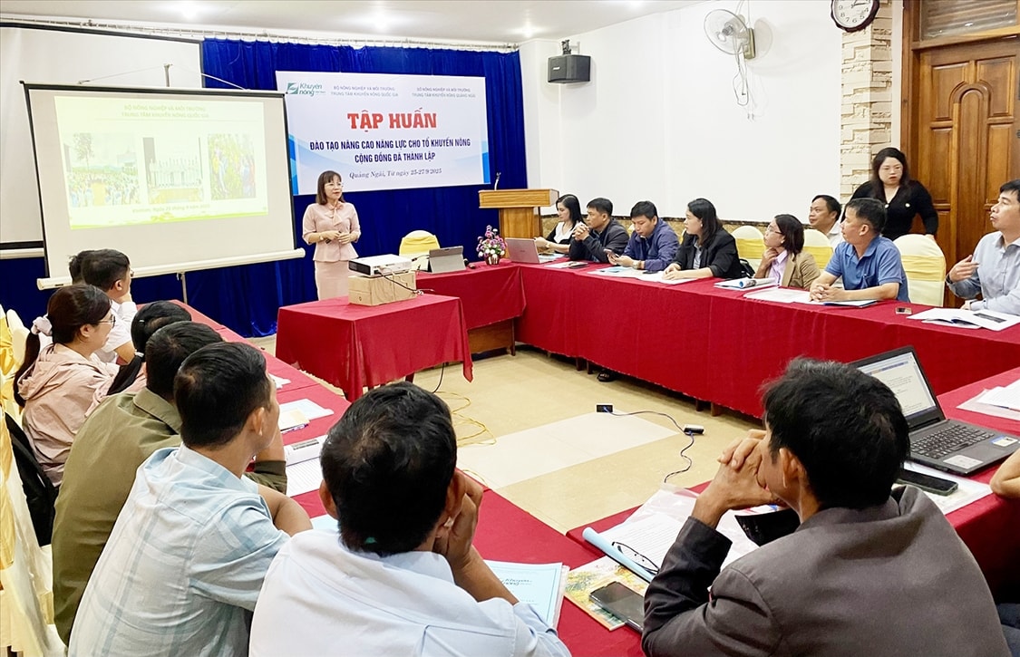 Quang cảnh lớp tập huấn. (Ảnh: Ngọc Chí)