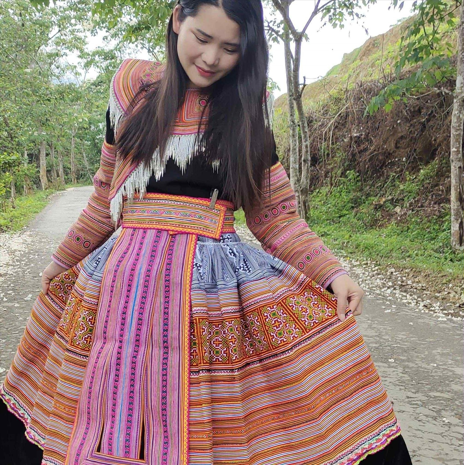 Nét đẹp thổ cẩm của dân tộc Mông Nét đẹp thổ cẩm của dân tộc Mông