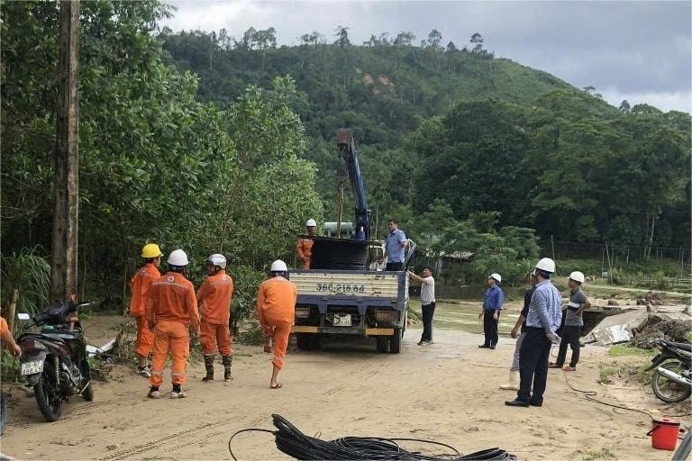 Đoàn công tác kiểm tra tại Tam Điệp - Ninh Bình