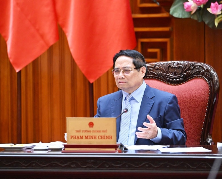 Thủ tướng nhấn mạnh tinh thần tự chủ, tích cực, chủ động, làm ngay những việc có thể làm được và tiếp tục phối hợp chặt chẽ với phía Trung Quốc, kiên trì trao đổi để đạt mục tiêu - Ảnh: VGP/Nhật Bắc