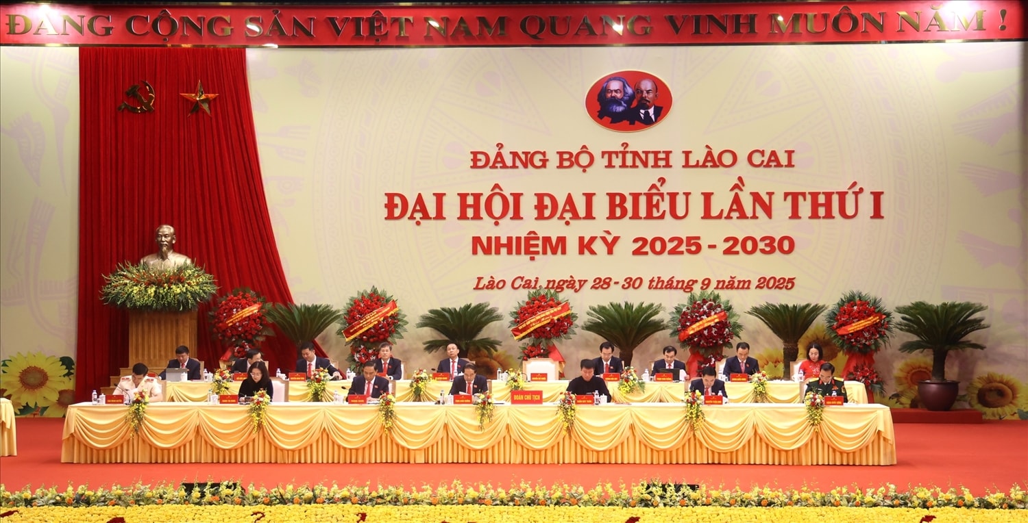 Đại hội Đảng bộ tỉnh Lào Cai lần thứ I đã hoàn thành các nội dung đề ra (ảnh Trọng Bảo)