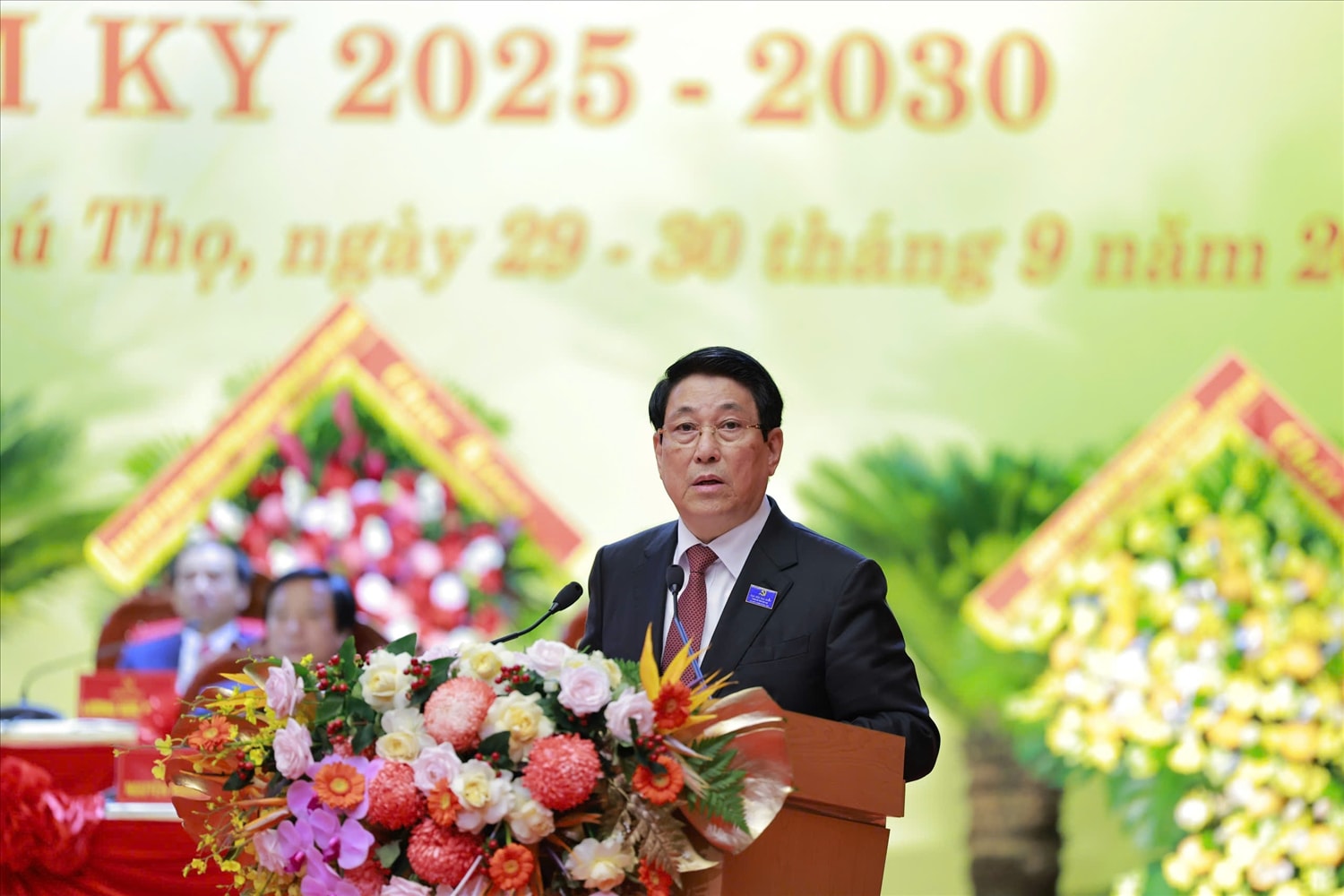 Chủ tịch nước Lương Cường phát biểu chỉ đạo Đại hội đại biểu Đảng bộ tỉnh Phú Thọ lần thứ I, nhiệm kỳ 2025 – 2030.