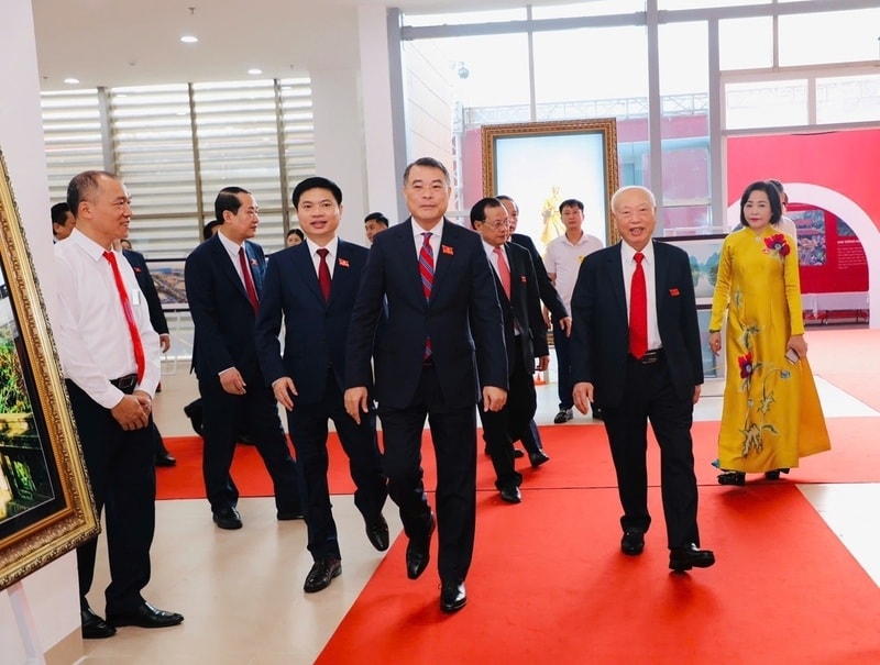 Ông  Lê Minh Hưng, Ủy viên Bộ Chính trị, Bí thư Trung ương Đảng, Trưởng ban Tổ chức Trung ương dự và chỉ đạo Đại hội. (ảnh CTV)