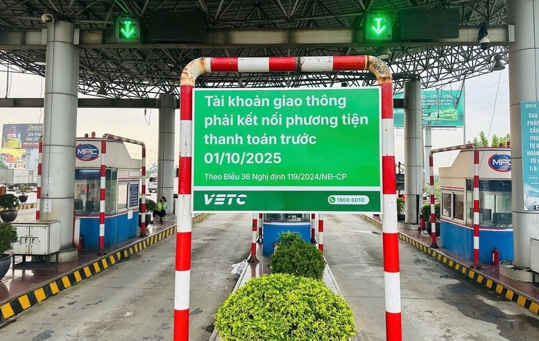 Cục Đường bộ VIệt Nam quyết định lùi thời hạn chuyển đổi tài khoản giao thông đến hết ngày 31/12/2025 (Ảnh BXD)