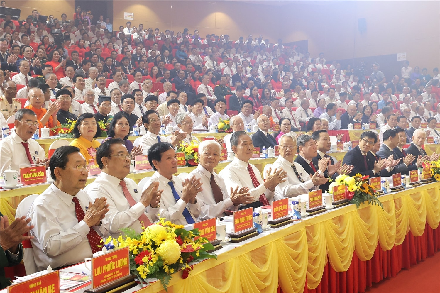 Các đại biểu tham dự Đại hội đại biểu tỉnh Vĩnh Long lần thứ I nhiệm kỳ 2025 - 2030