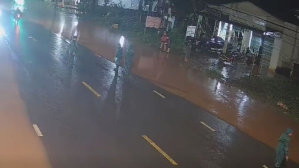 Đoạn đường ông Lê Phước Toàn tham gia điều tiết giao thông và gặp nạn (Ảnh: N.D)