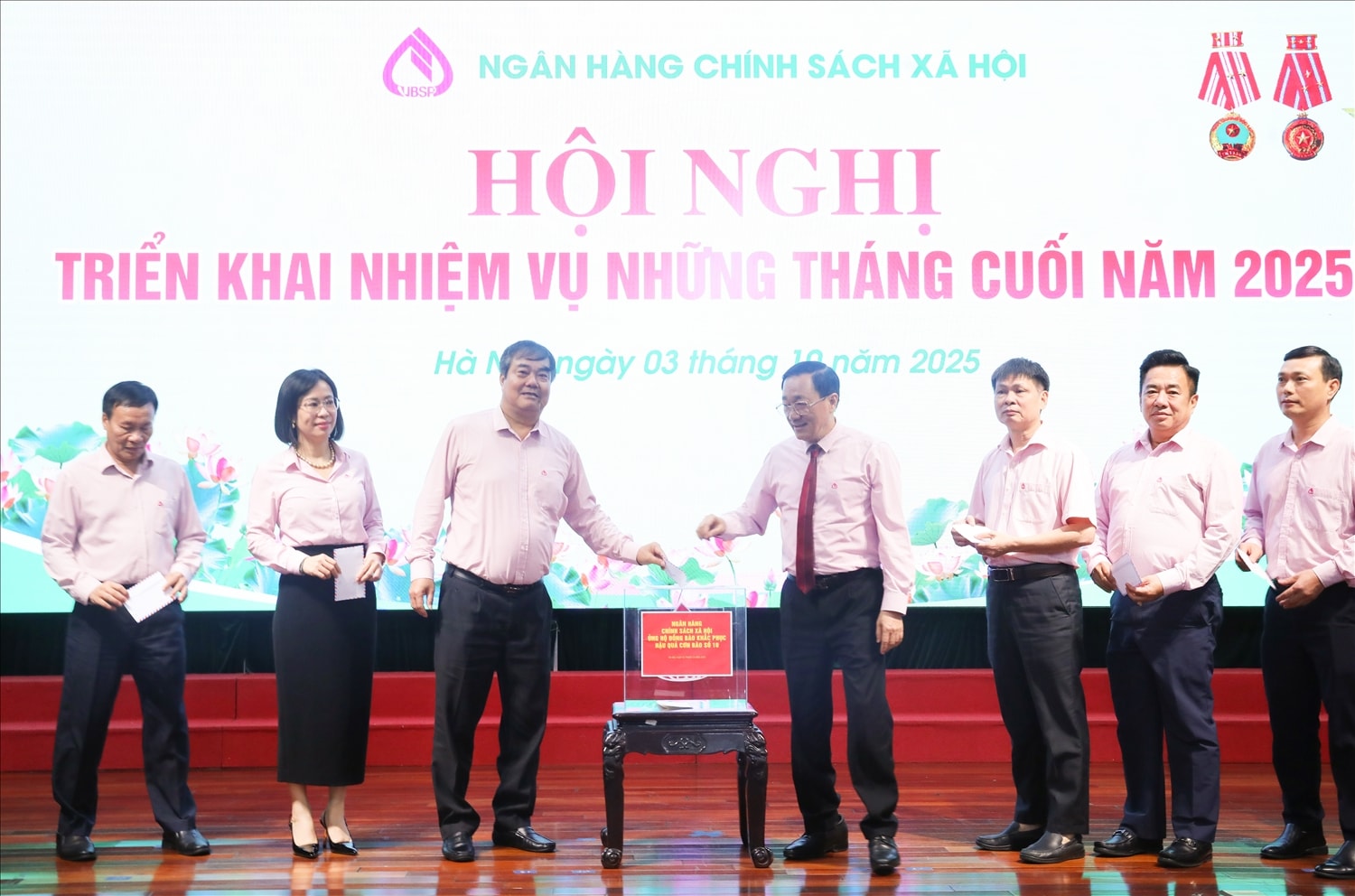NHCSXH ủng hộ đồng bào bị ảnh hưởng, thiệt hại do bão lũ