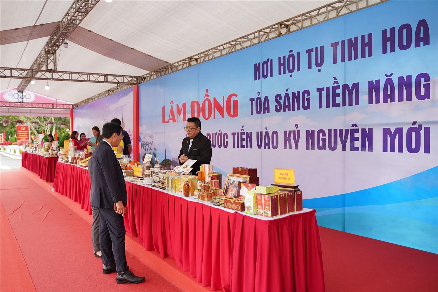 Sản phẩm OCOP Lâm Đồng tại Đại hội Đảng bộ tỉnh lần thứ I