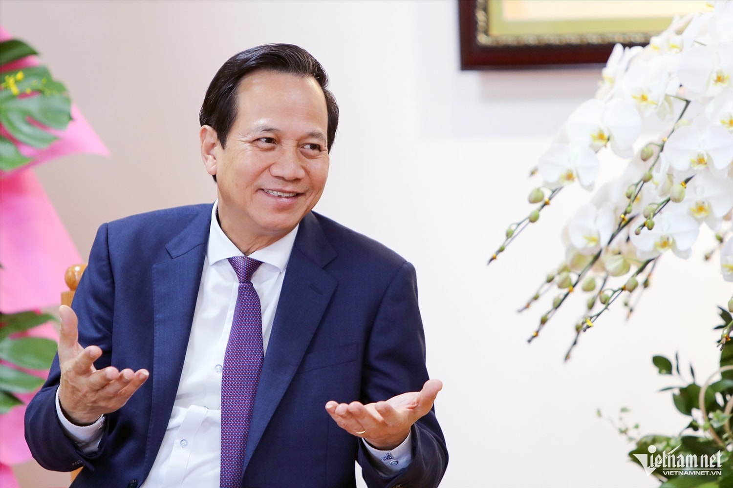 Bộ trưởng Dân tộc và Tôn giáo Đào Ngọc Dung. Ảnh: Xuân Ngọc