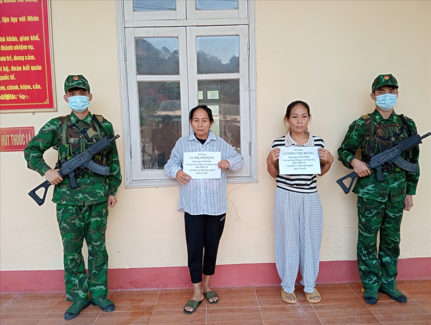 2 đối tượng buôn người bị lực lượng chức năng bắt giữ