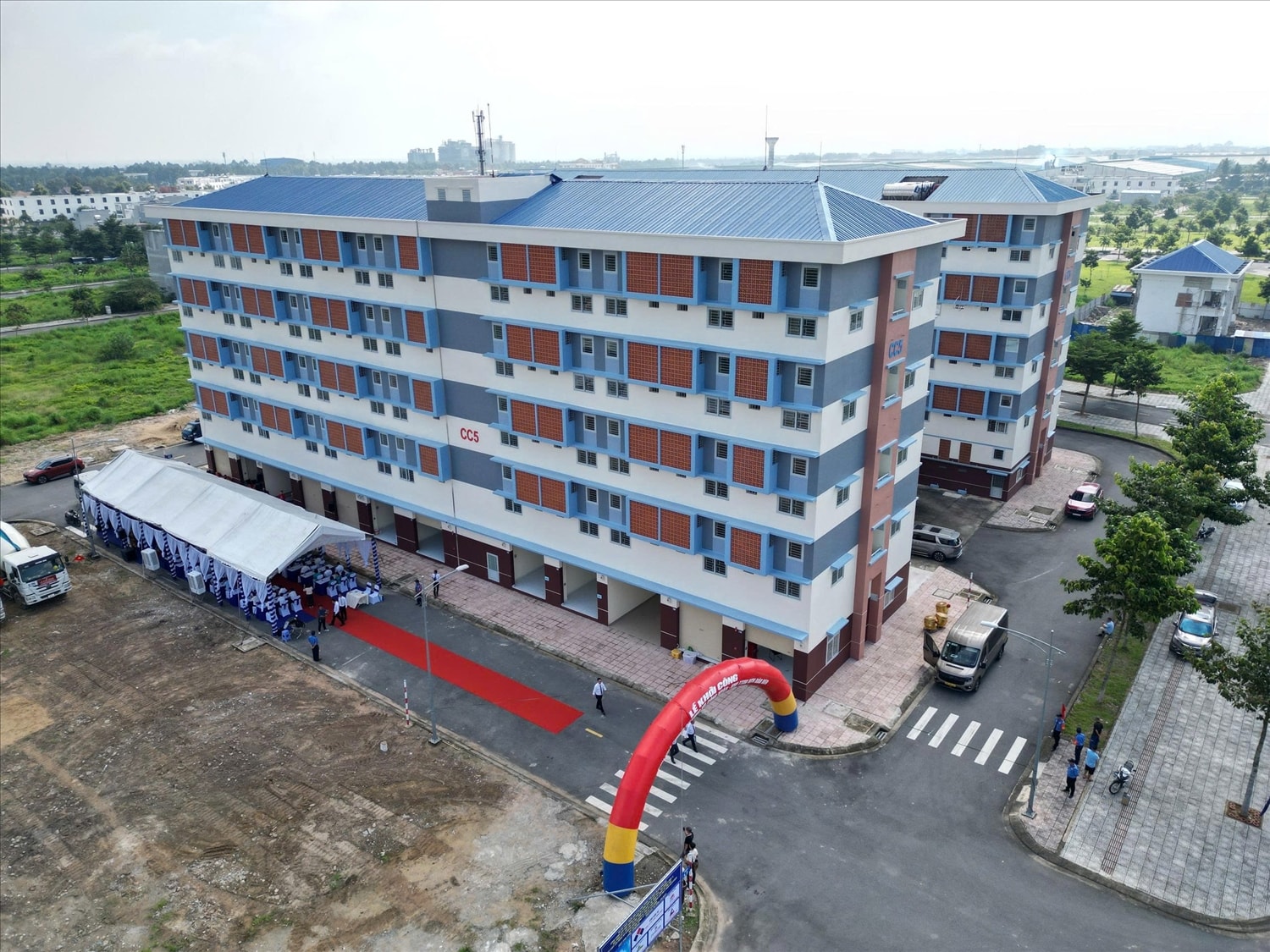 Dự án nhà ở xã hội Khu nhà chung cư phục vụ công nhân tại khu trung tâm dịch vụ khu công nghiệp Bàu Xéo, xã Trảng Bom do Công ty cổ phần Thống Nhất làm chủ đầu tư