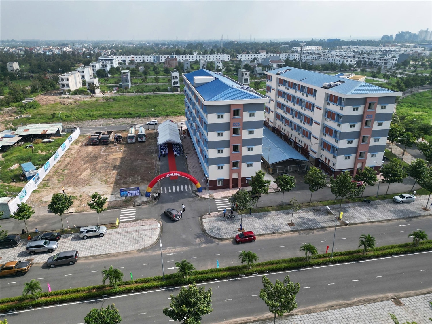 Khu nhà ở xã hội dành cho công nhân và người thu nhập thấp - đối tượng thụ hưởng chính sách tín dụng ưu đãi theo Nghị định số 261/2025/NĐ-CP, với mức lãi suất vay giảm còn 5,4%/năm kể từ ngày 10/10/2025.