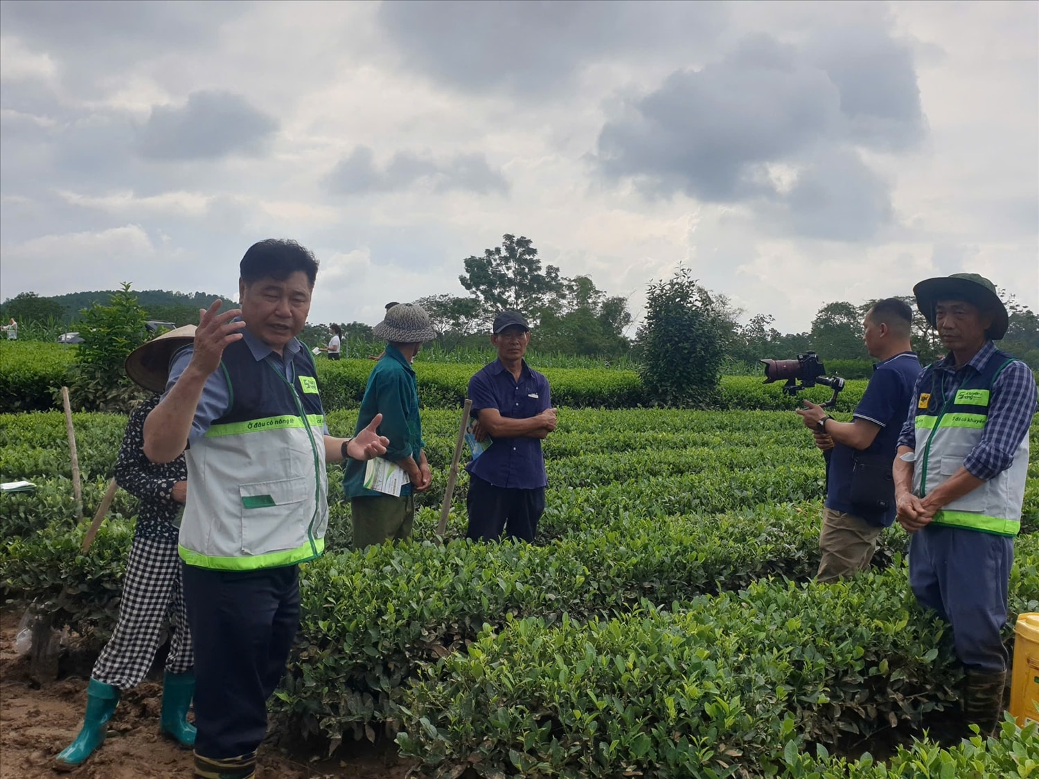 Xóm Cà Phê thuộc xã Đồng Hỷ là nơi có nhiều ao nuôi cá bị ảnh hưởng nặng nề do mưa lũ, tại đây chuyên gia thủy sản Lê Minh Châu, giảng viên Khoa Chăn nuôi - Thú y - Trường Đại học Nông lâm Thái Nguyên, đã hướng dẫn bà con các biện pháp gia cố bờ ao, khử trùng bằng vôi và xử lý môi trường nước sau lũ. Ông Lê Quốc Thanh – Giám đốc Trung tâm khuyến nông quốc gia chia sẻ và hướng dẫn kỹ thuật cho bà con nhân dân xã Đồng Hỷ (Thái Nguyên)