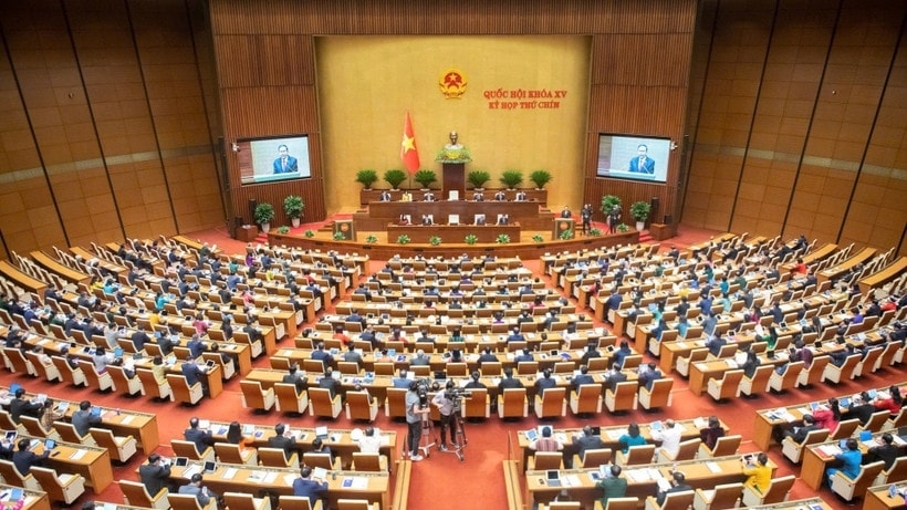 Quang cảnh phiên khai mạc Kỳ họp thứ 10, Quốc hội khóa XV