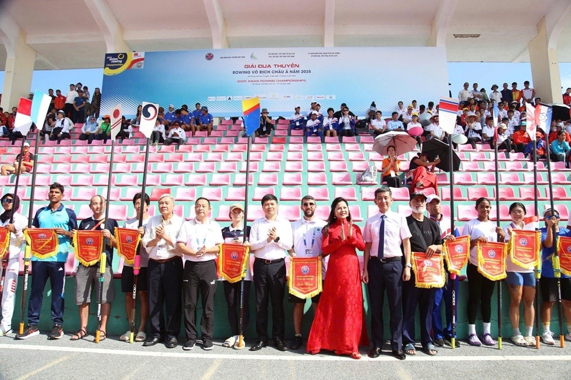 Giải Đua thuyền Rowing Vô địch Châu Á 2025, diễn ra từ ngày 16 đến 19/10, tại thành phố Hải Phòng