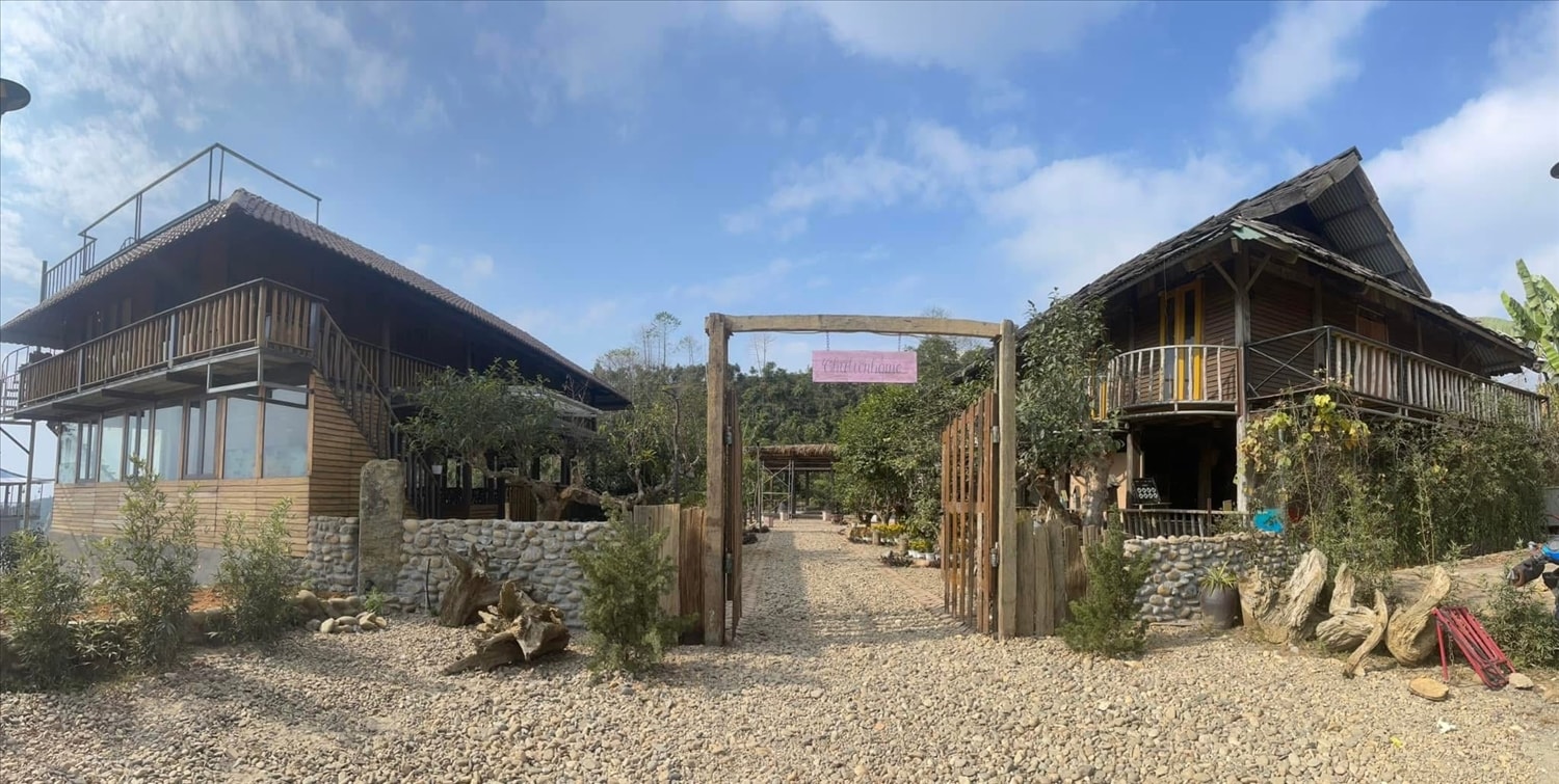 Homestay Chulienhome Suối Giàng (HTX Du lịch Nông trại chè hữu cơ LienShan) nơi Hà Thị Hoài Ngọc đang sinh sống và làm việc
