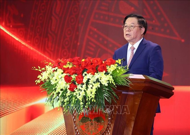 Đồng chí Nguyễn Trọng Nghĩa, Ủy viên Bộ Chính trị, Bí thư Trung ương Đảng, Trưởng Ban Tuyên giáo và Dân vận Trung ương, Phó Trưởng Ban Chỉ đạo 35 Trung ương, Phó Trưởng Ban Chỉ đạo Cuộc thi phát biểu phát động Cuộc thi năm 2026