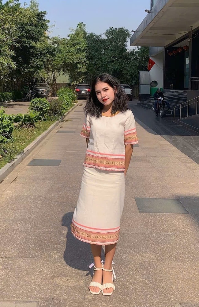 Em Y Dấp, dân tộc Rơ Măm, thôn Làng Le, xã Mô Rai, tỉnh Quảng Ngãi 