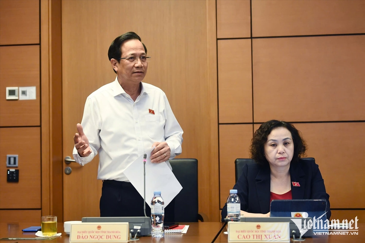 Bộ trưởng Bộ Dân tộc và Tôn giáo Đào Ngọc Dung phát biểu thảo luận tại tổ về 3 dự án luật Bộ trưởng Bộ Dân tộc và Tôn giáo Đào Ngọc Dung phát biểu thảo luận tại tổ về 3 dự án luật