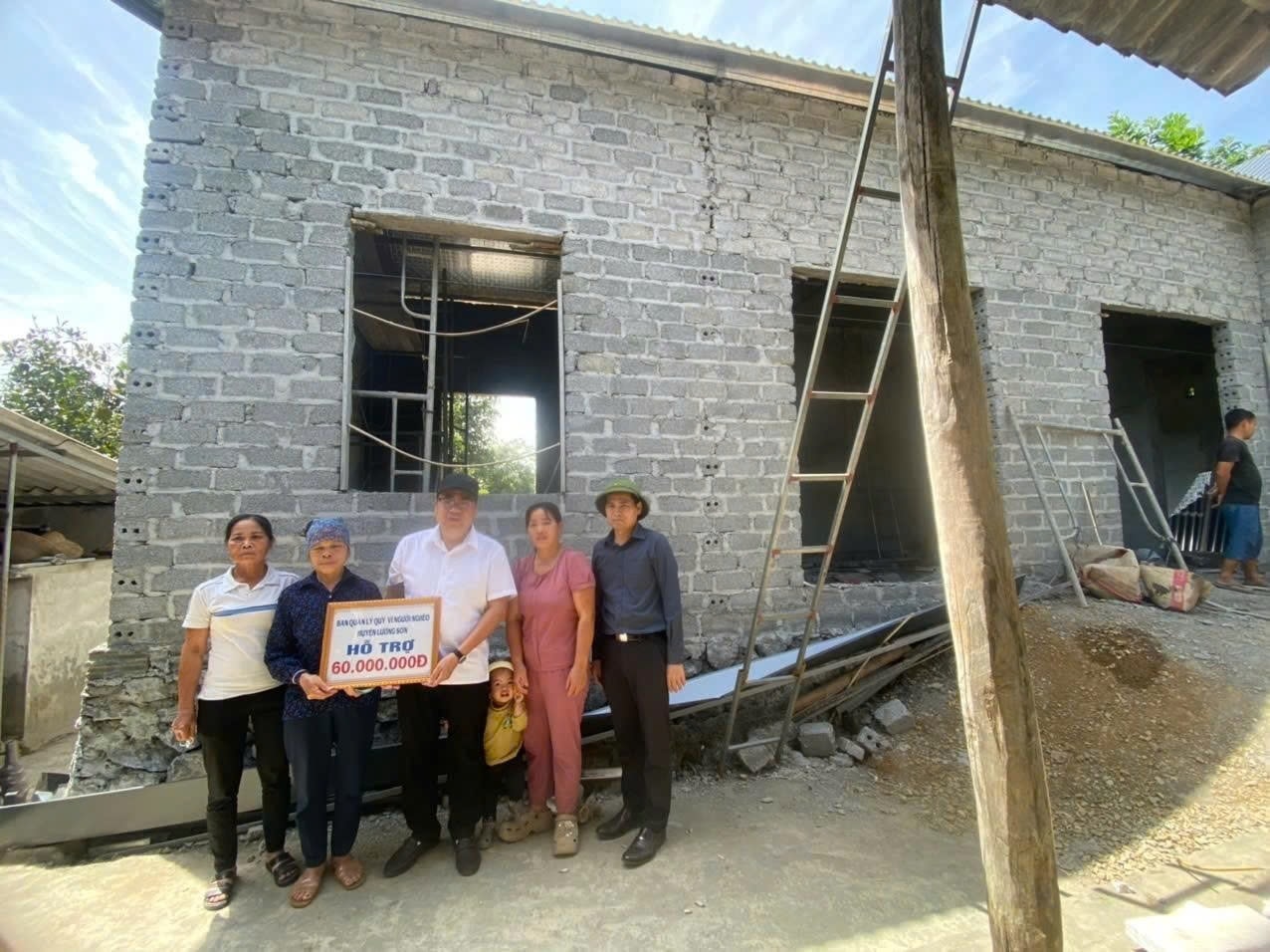 Ngôi nhà mới của bà Nguyễn Thị Sinh Suối Sỏi, xã Cao Dương, tỉnh Phú Thọ được hỗ trợ xây kiên cố