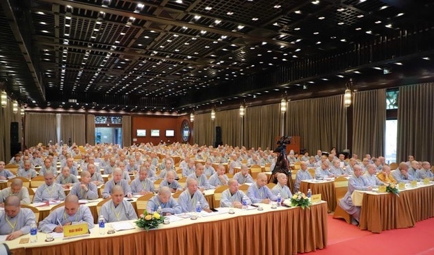 Khóa bồi dưỡng diễn ra trong 4 ngày, từ 24 đến 27-10-2025, tại chùa Tam Chúc, tỉnh Ninh Bình.(ảnh Trung Thắng)