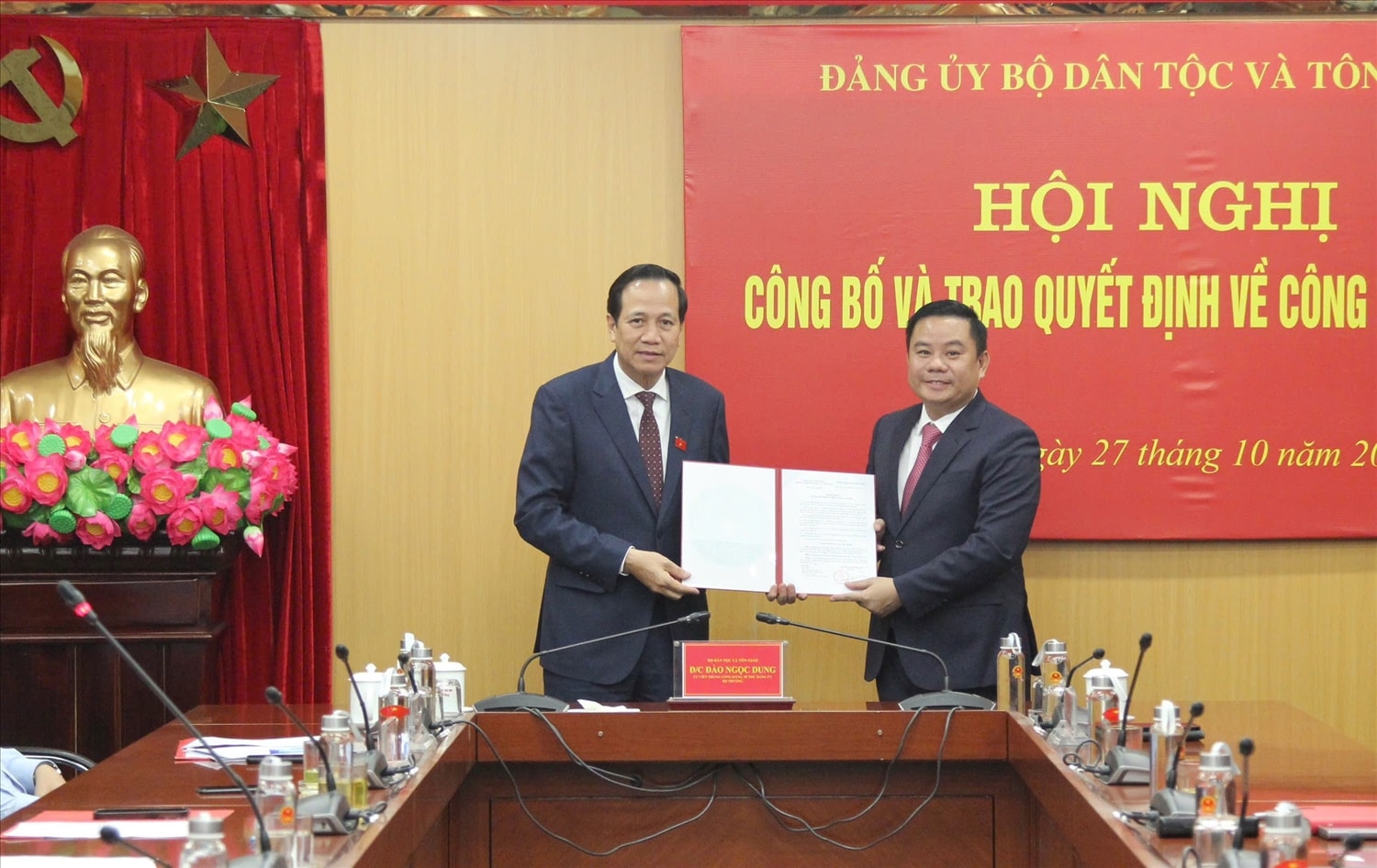 Bộ trưởng Đào Ngọc Dung: Việc lựa chọn lãnh đạo Văn phòng Đảng ủy Bộ phải đúng người, đúng việc 1