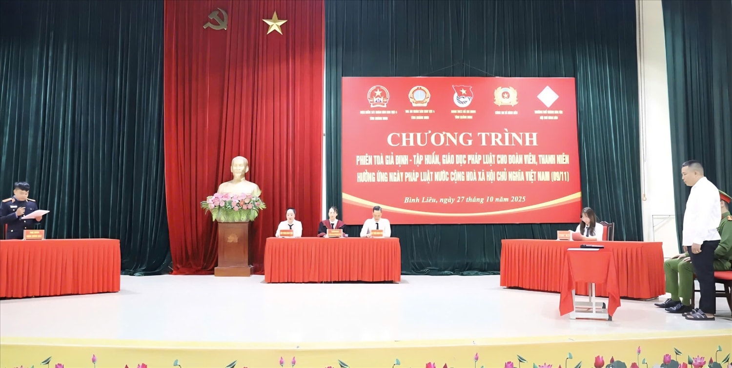Phiên tòa giả định được tổ chức kỹ lưỡng 