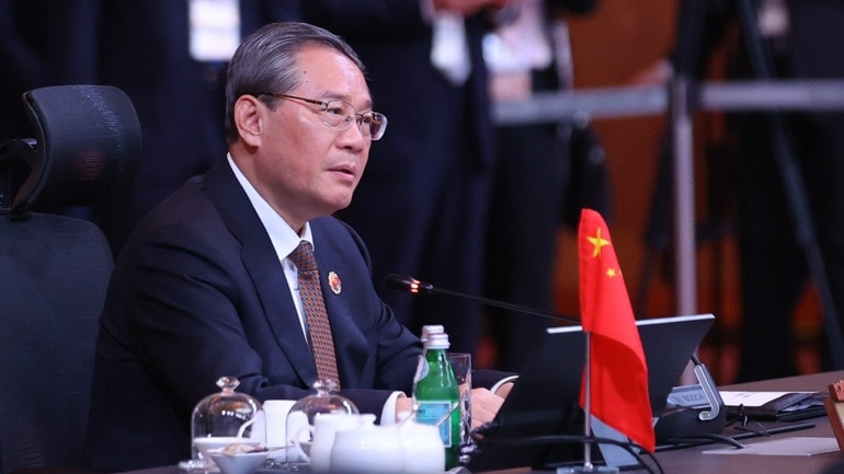 Thủ tướng Trung Quốc Lý Cường phát biểu tại Hội nghị. (Ảnh: VGP/Nhật Bắc)