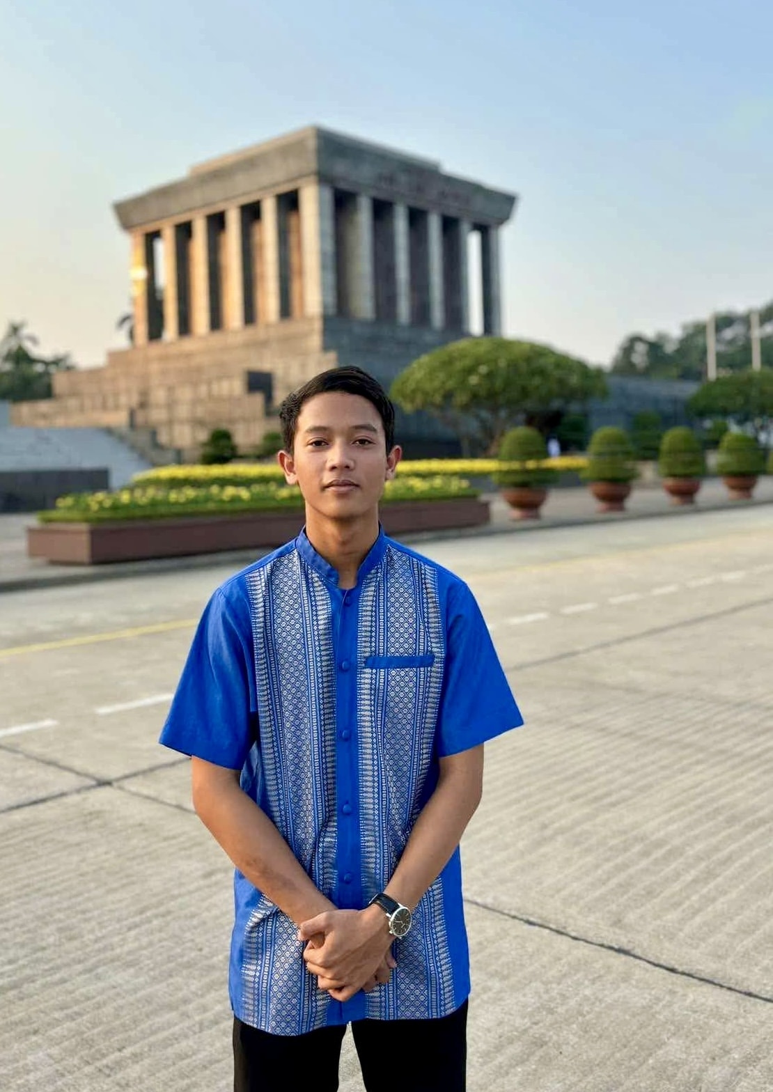 Sinh viên Trần Châu Bảo, dân tộc Khmer đến từ Thành phố Cần Thơ