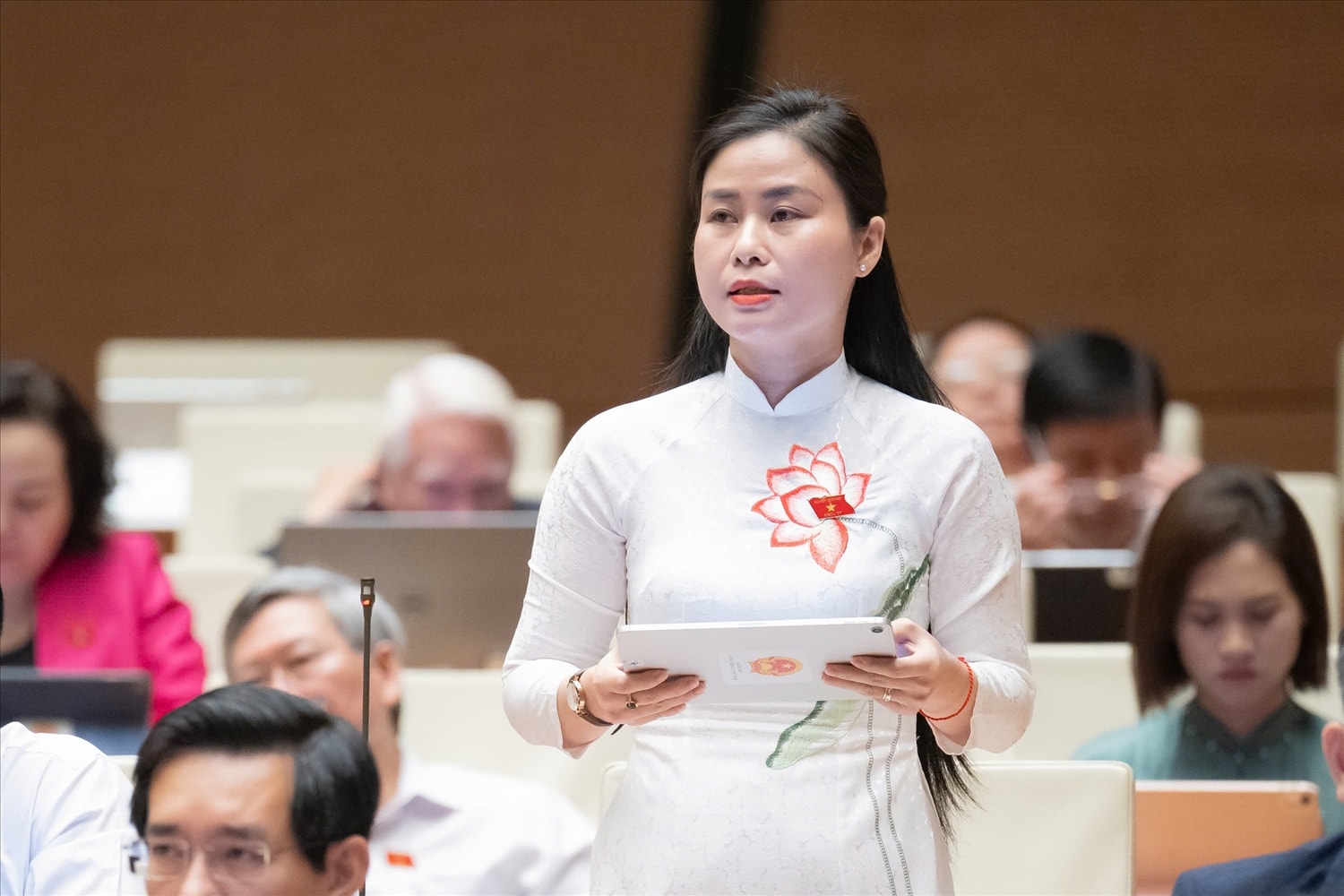 Đại biểu Trần Thị Bảo Trinh (Đoàn ĐBQH thành phố Đà Nẵng) 