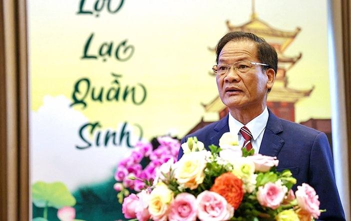 Ông Nguyễn Hồng Hải, Phó chủ tịch Hiệp hội Du lịch Việt Nam phát biểu tại Hội thảo